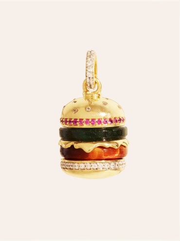 pendentif burger - collection toteme