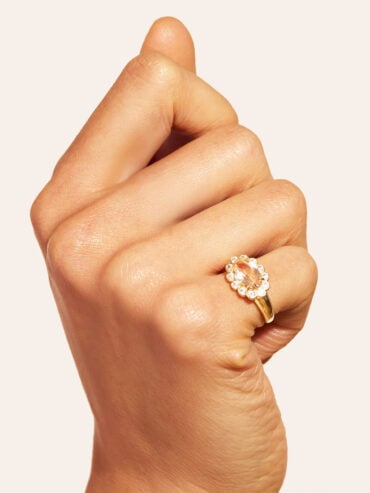 Pinky ring rose Soleil Sauvage