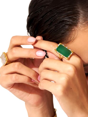 Bague Bianca Onyx vert