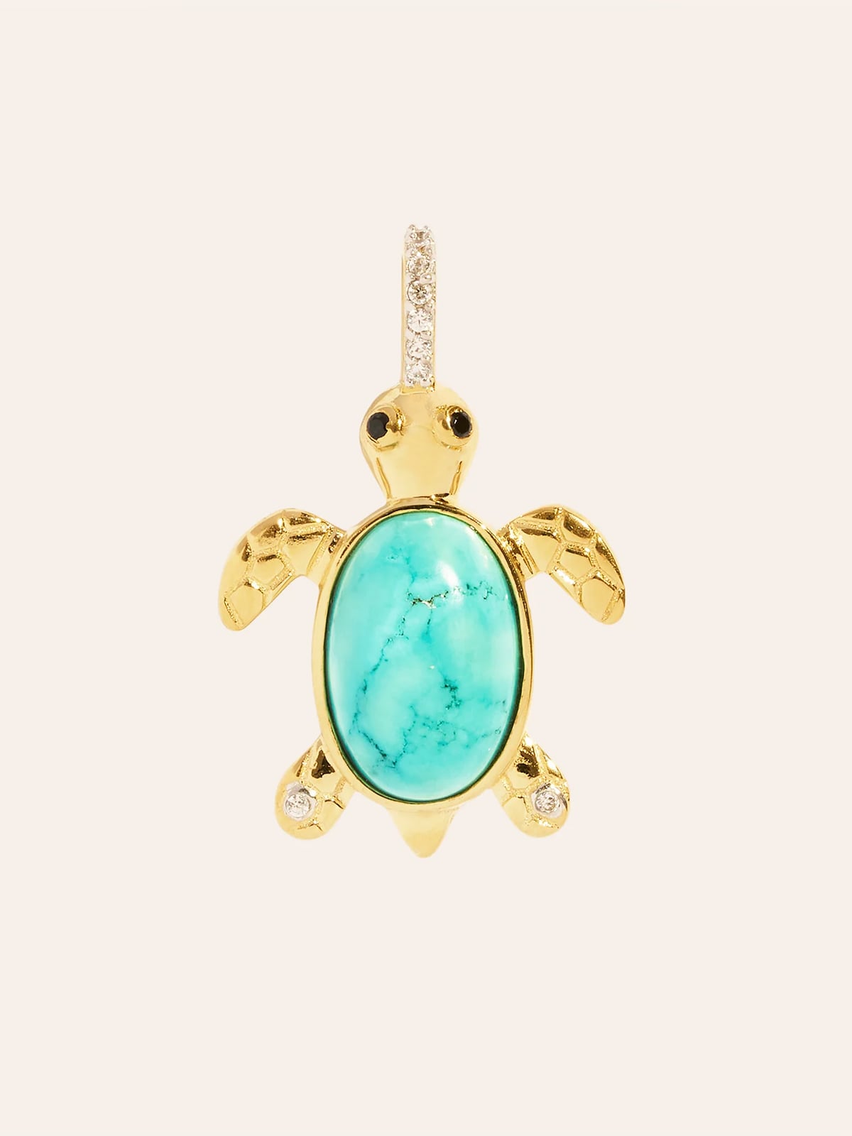 Pendetif tortue turquoise toteme be maad