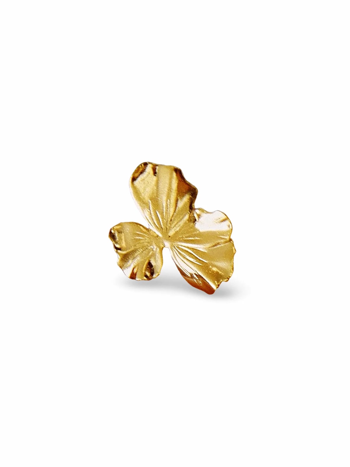 Bague d'oreille fleur dorée Eresos 1 Bague d'oreille fleur dorée ERESOS présentation