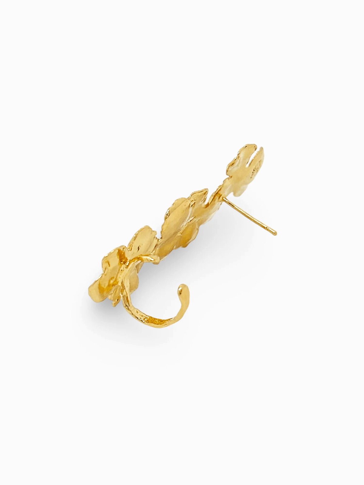 Bague d'oreille fleurs Fara 5 Bague d'oreille fleurs fara - profil