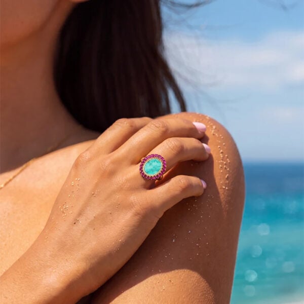 Bague mirage turquoise