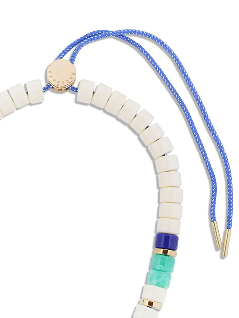 Collier Praia Azul Ivoire 4 Collier praia fermoir et cordon - modèle bleu azul ivoire