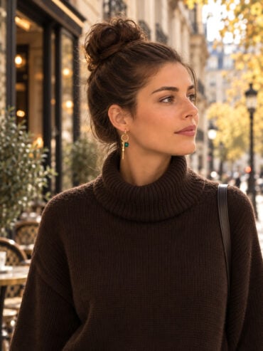 Mono Boucle Cosmic vert émeraude