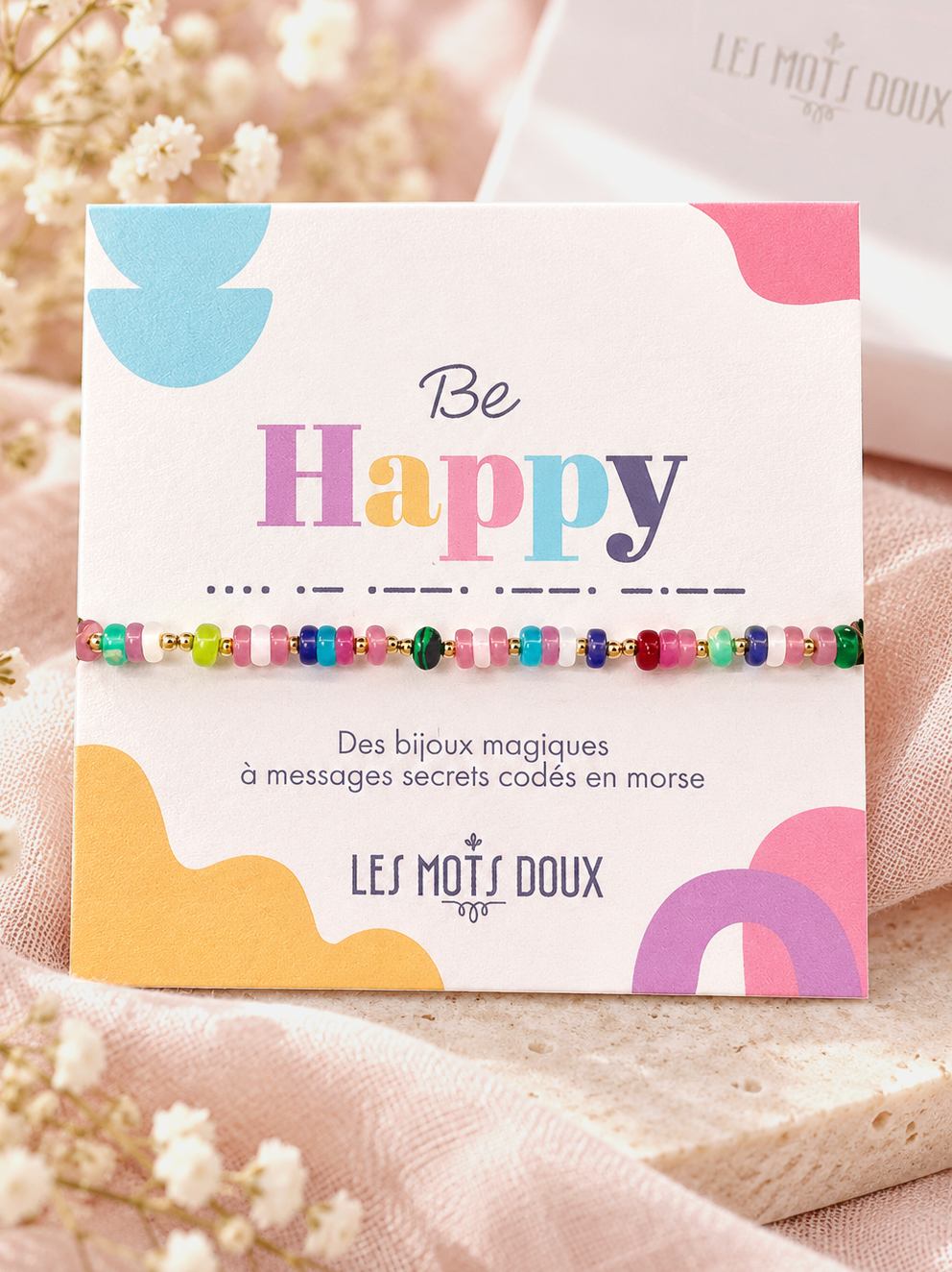 Bracelet Gemmes Be Happy 1 Bracelet gemmes be happy