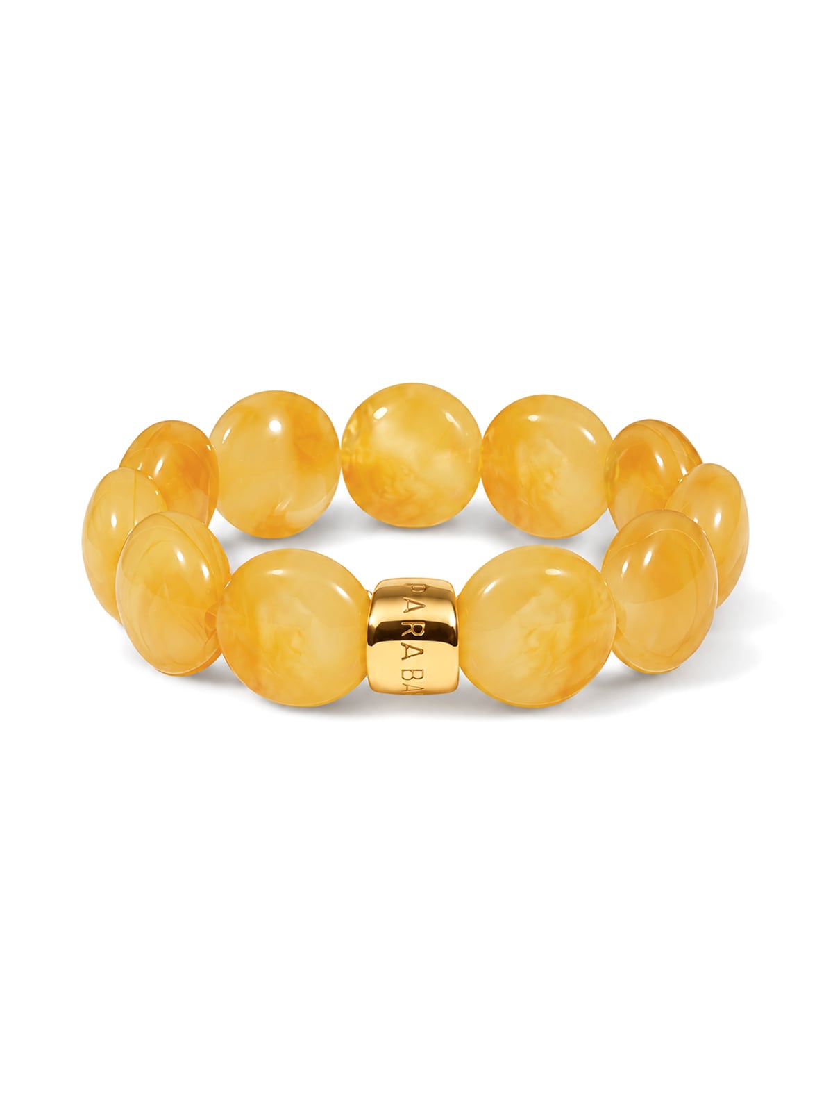 Bracelet Bombom Miel 1 Bracelet bombom miel - parabaya - bracelet boules extensible.