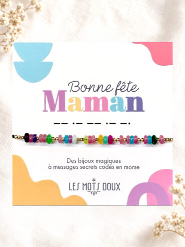 Bijoux Noël 108 Bracelet gemmes maman - bonne fête maman