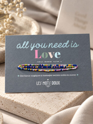 Bijoux Noël 42 Bracelet all you need is love