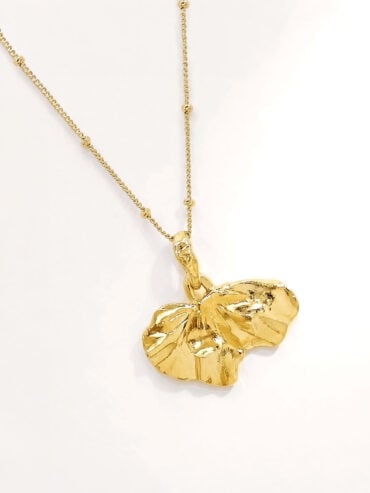 Collier fleur dorée Halki
