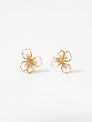Bijoux fantaisie de créateurs 24 Puces fleurs Nemesis émaillées