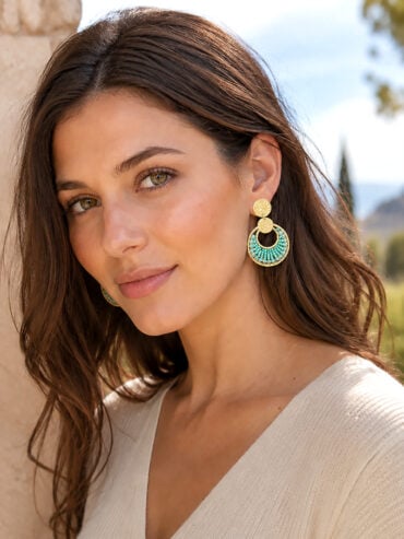 Boucles d'oreilles Mini Luna - Crystalline