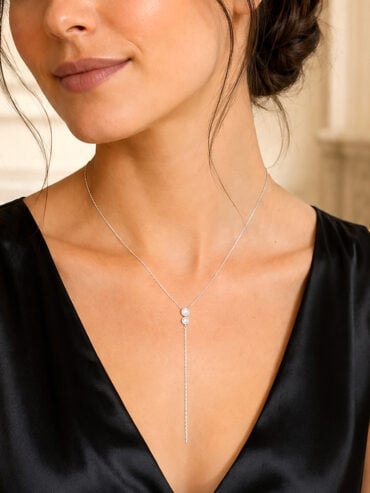Collier Cravate forme Y Emy