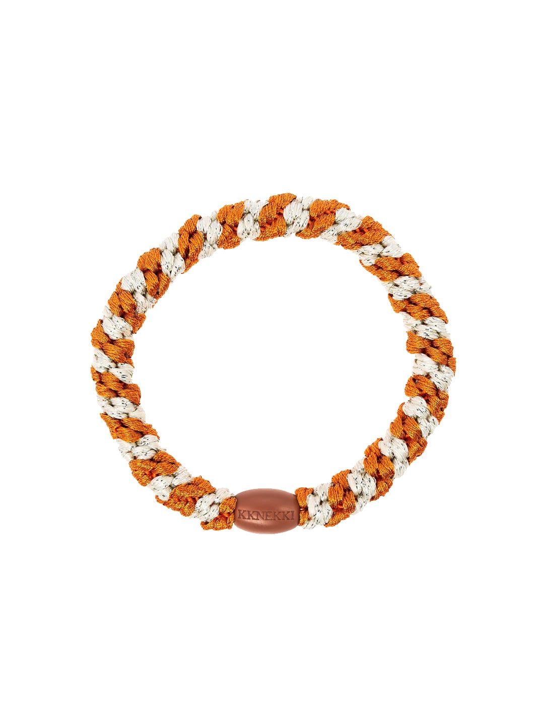 Elastique bracelet Kknekki Mix orange confite Ivoire Glitter 1 Elastique bracelet kknekki orange confite ivoire glitter