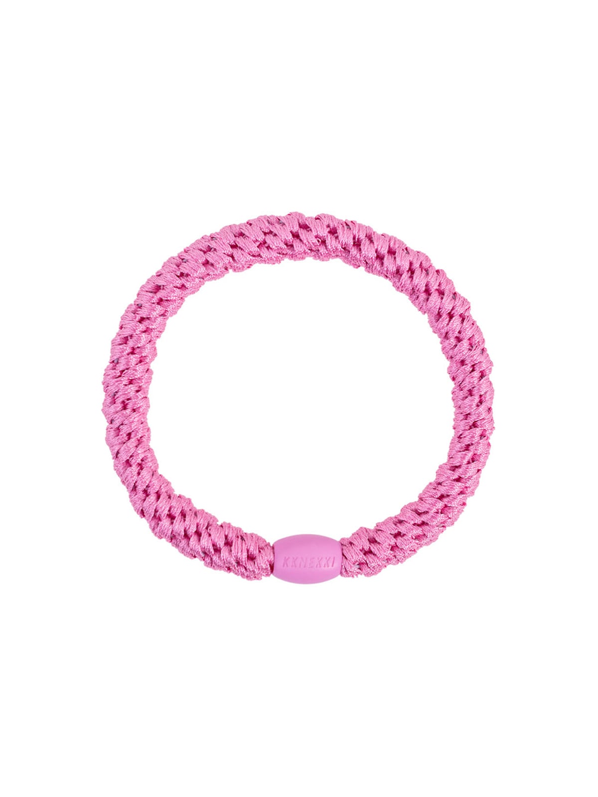 Elastique bracelet Kknekki Rose Hortensia 1 Elastique kknekki rose hortensia - pour cheveux et poignet