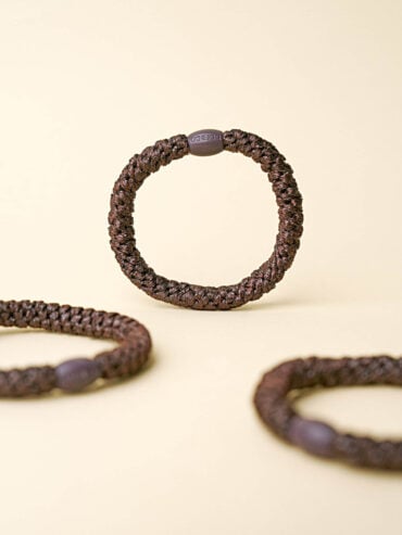 Elastique bracelet Kknekki Chocolat Glitter