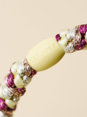 Elastique bracelet Kknekki Mix jaune camomille Rubis