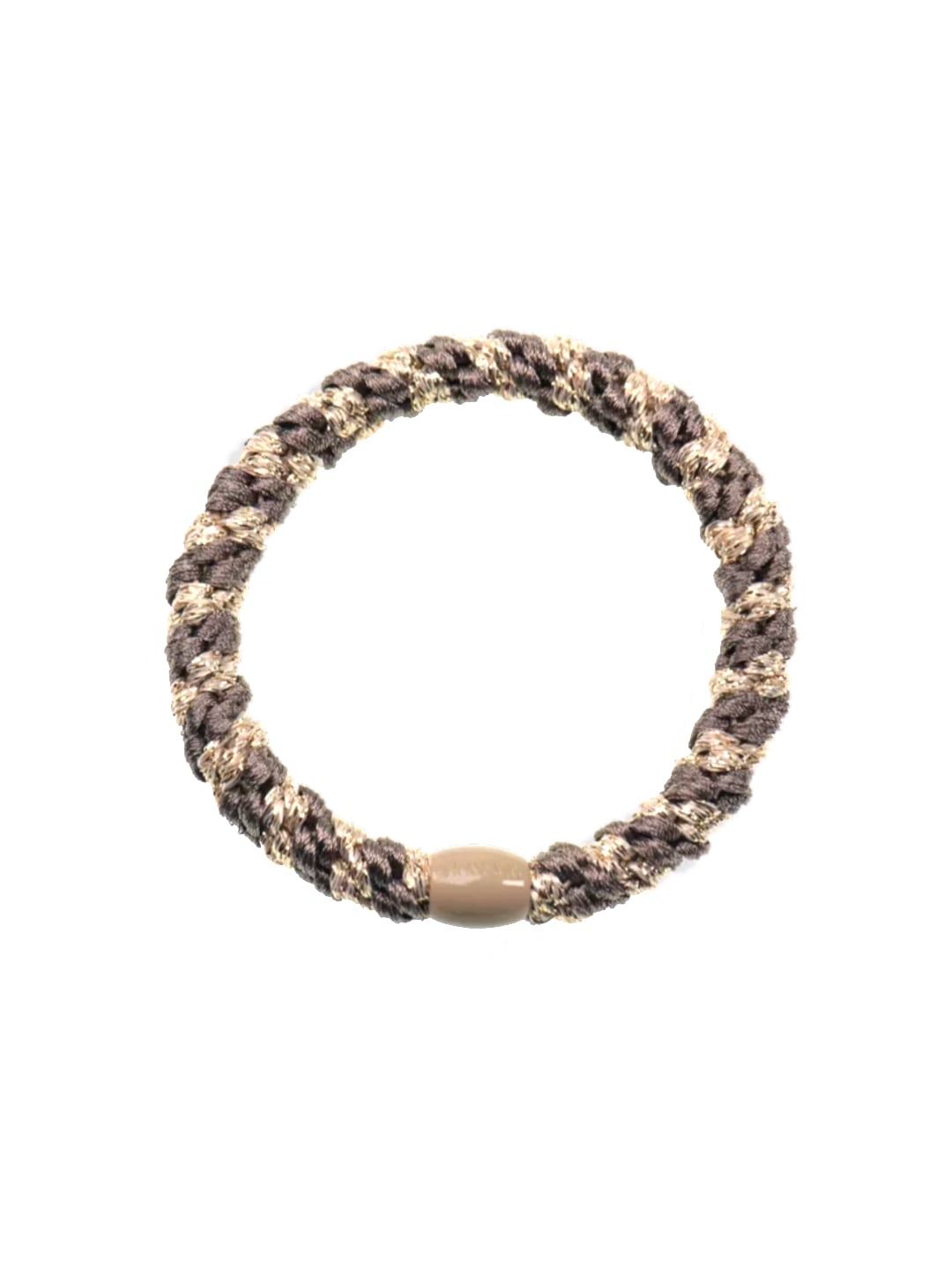 Elastique bracelet Kknekki Mix beige marron Glitter 1 Elastique kknekki beige marron glitter