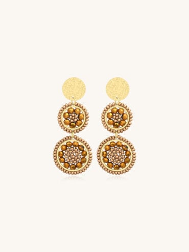 Boucles d'oreilles Mila Champagne