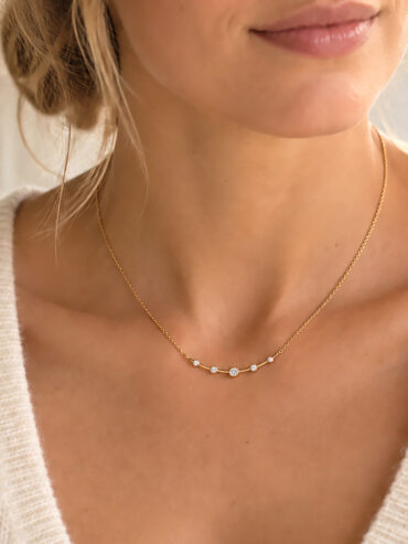 Printemps-Été 2025 : Les tendances bijoux en détail 6 Collier fin plaqué or Alba femme zoom