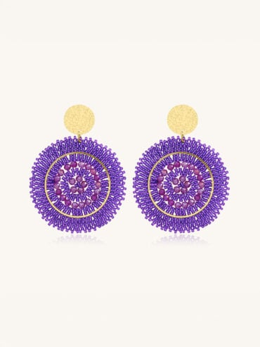 Boucles d'oreilles Espagnola Ultra violet