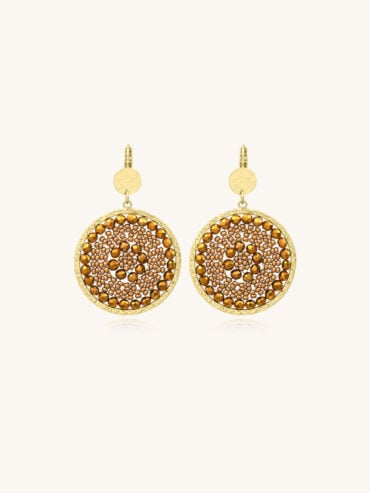 Boucles d'oreilles Solène Champagne