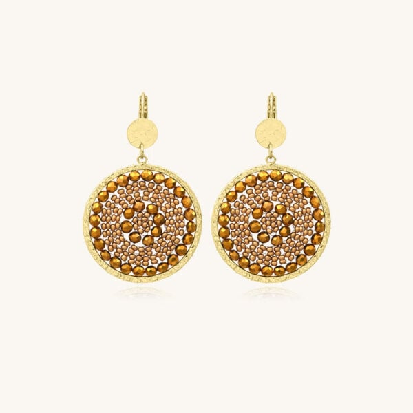 Boucles d'oreilles Solène Champagne