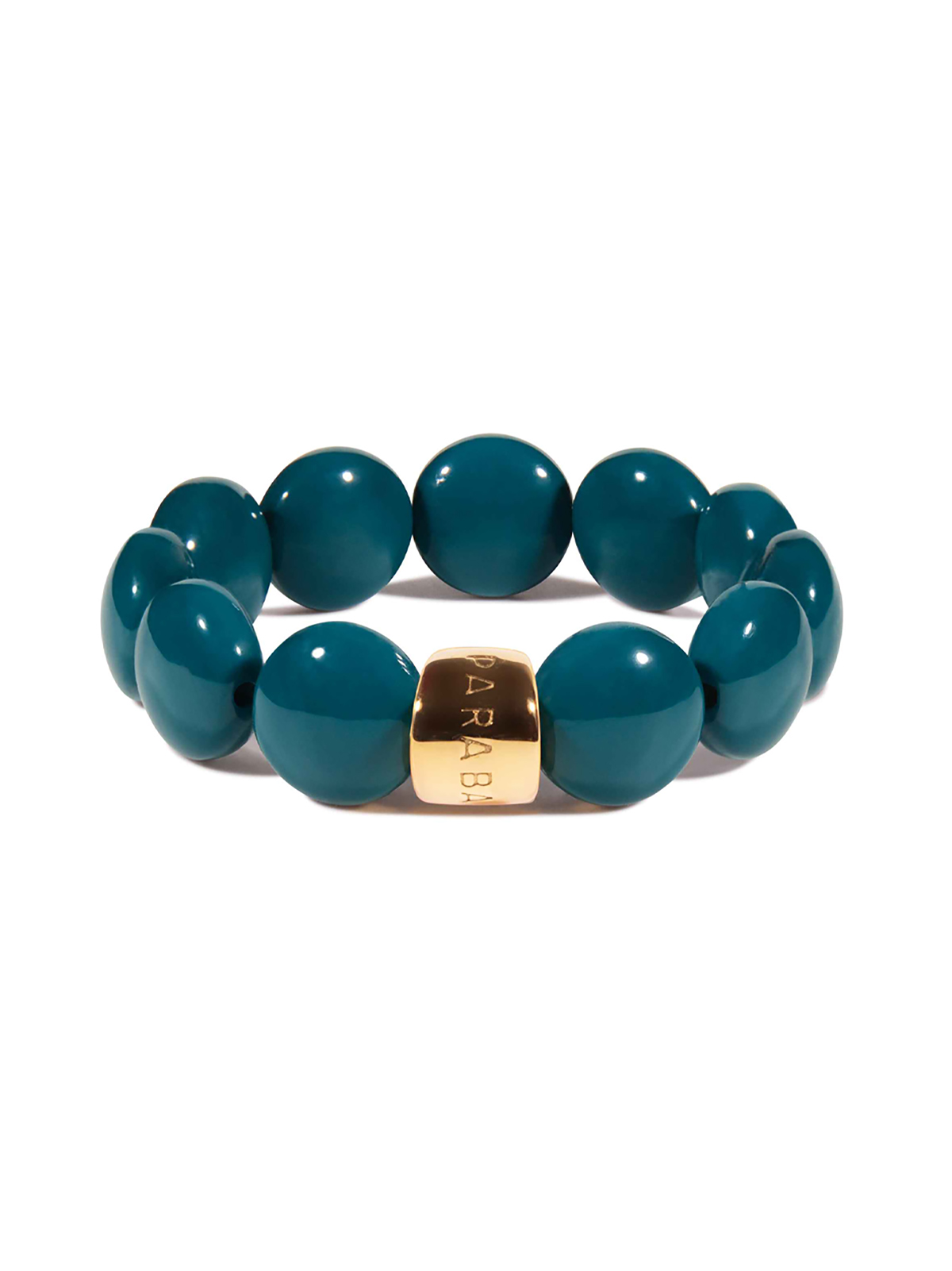 Bracelet Bombom Bleu canard 1 Bracelet bombom canard - parabaya - bracelet boules extensible.