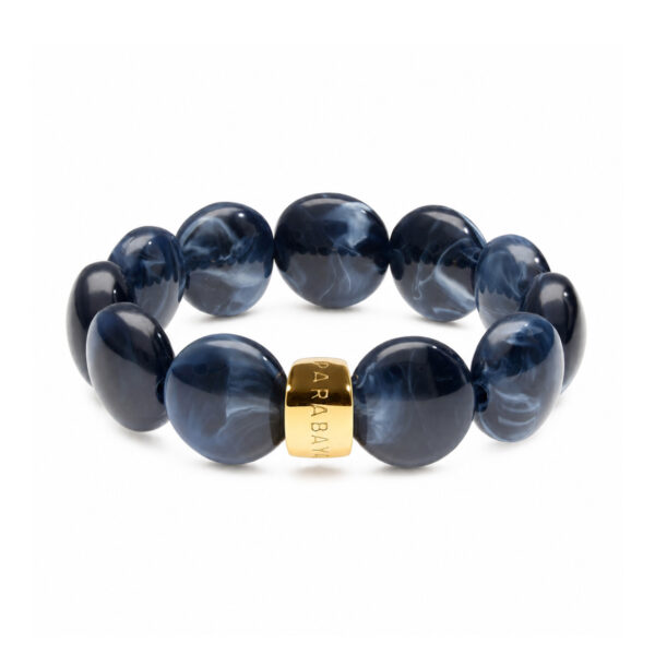 Bracelet boules bleu minuit - bracelet Bombom