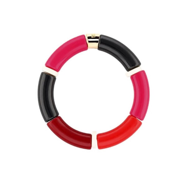 Bracelet Pipoca ligne Grenat 3