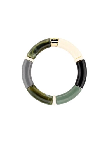 Bracelet Pipocas 1 ligne Grey Jungle