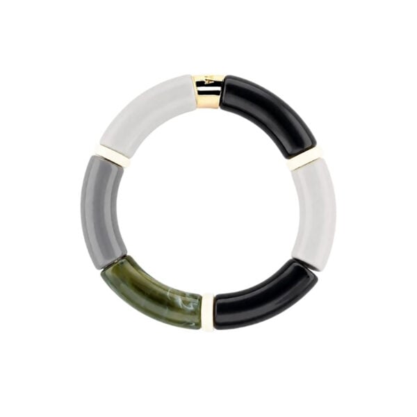 Bracelet Pipocas 3 ligne Grey Jungle