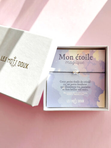bracelet mon étoile magique - écrin