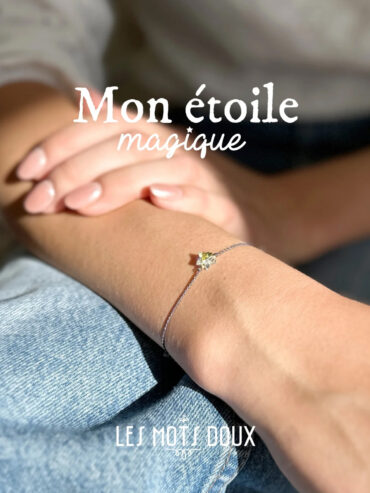bracelet mon étoile magique poignet femme