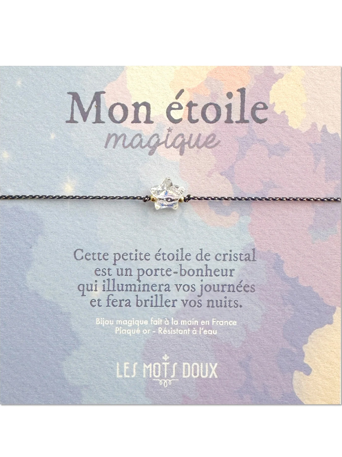 Bracelet Mon étoile magique 2 bracelet mon étoile magique - carte
