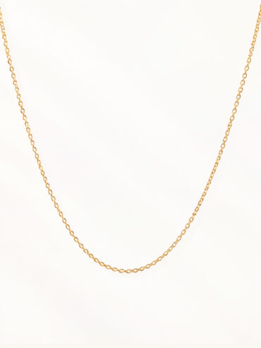 Tendances bijoux hiver 2025-2026 : la saison expliquée 2 Chaîne fine en plaqué or 45 cm Flore