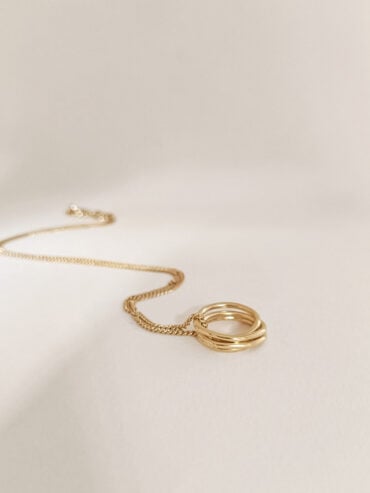 Collier doré Bolo - présentation