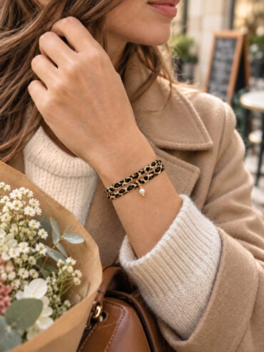 Bijoux fantaisie de créateurs 43 Bracelet perle rare femme